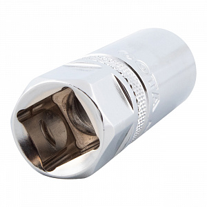 Licota ATF-4007A Головка, 1/2", 16 мм, торцевая, 6-гранная, глубокая, свечная
