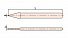 GARWIN INDUSTRIAL GSS-YEA04 Крейцмейсель плоский искробезопасный 4х200 мм-4004