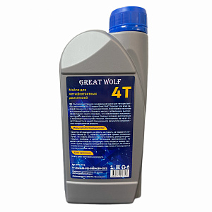 Great Wolf Масло для четырехтактных двигателей 4t mineral oil (1л) GWM-T4/1