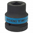 Головка торцевая ударная четырехгранная 1", 20 мм, футорочная KING TONY 851420M-4004