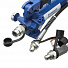 GARWIN INDUSTRIAL 811011-700-0500-K Насос ручной гидравлический с алюминиевым корпусом 700 бар; 0,5 л; комплект (манометр, рукав 1,5 м, кейс)-4004
