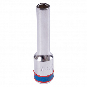 Головка торцевая глубокая шестигранная 1/2", 9 мм KING TONY 424509M