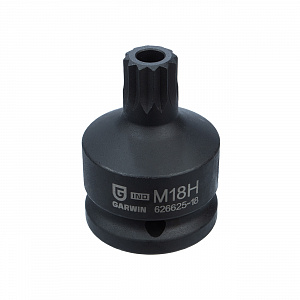 GARWIN INDUSTRIAL 626625-18 Головка торцевая, 3/4", Spline, 18 мм, ударный