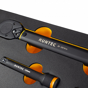 RUNTEC RT-IST1E36F Набор с динамометрическим ключом и ударными головками RUNTEC 1/2", 8-32 мм, CrMo в ложементе EVA, 36 предметов