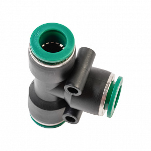 GARWIN PRO 808550-T-10-10-10 Фитинг цанговый Т-тройник 10 мм, с уплотнением, пластм. корпус