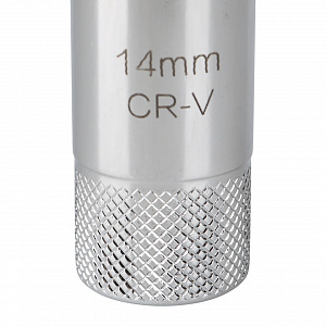 GARWIN PRO A14510-14 Головка, 3/8", 14 мм, торцевая, 12-гранная, глубокая, тонкостенная, свечная