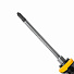 RUNTEC RT-SD3PH2x100 Отвертка RUNTEC PH2 x 100 мм CrV усиленная со сквозным стержнем-4004
