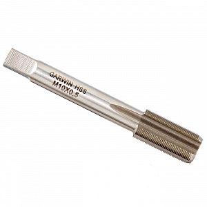 GARWIN INDUSTRIAL GM-TF100050 Метчики ручные Mf10x0.5, DIN 2181, HSS, 6H, комплект из 2 штук