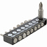 GARWIN PRO 632504 Набор бит 1/4" 25 мм на держателе TORX с отв., PH-4004