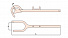 GARWIN INDUSTRIAL GSS-VPD06 Ключ вентильный искробезопасный 80 мм, R=40 мм-4004