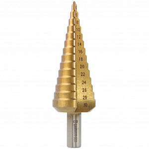 GARWIN INDUSTRIAL 102550-4-12*4-30 Набор ступенчатых сверл 4-12, 4-20, 4-30 мм, HSS, TiN