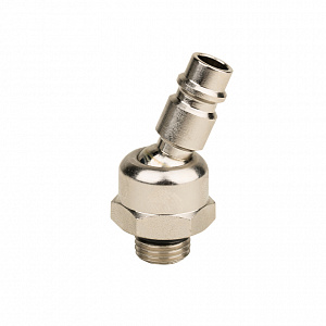 GARWIN PRO 020PMGC Пневморазъём шаровый "папа" - наружная резьба G1/8", металл