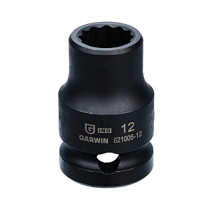 GARWIN INDUSTRIAL 621005-12 Головка, 1/2", 12 мм, торцевая, 12-гранная, ударная