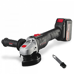RUNTEC RT-AG1000T Шлифмашина угловая аккумуляторная RUNTEC TECHNIC 125 мм, 20В, 2*4Ач, 1000Вт