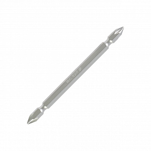 Вставка (бита) торцевая 1/4", Phillips, PH2, 110 мм, двухсторонняя, для шуруповерта KING TONY 131102P