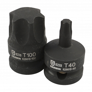 GARWIN INDUSTRIAL 626615-SET10 Набор ударных TORX 1/2" 10 пр. T40-T100, 38.1 мм