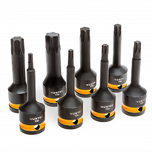 RUNTEC RT-IS1E51F Набор ударных головок с аксессуарами RUNTEC 1/2", 8-32 мм, CrMo в ложементе EVA, 51 предмет