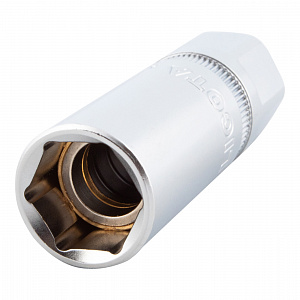 Licota ASP-C1216 Головка, 1/2", 16 мм, торцевая, 6-гранная, глубокая, свечная