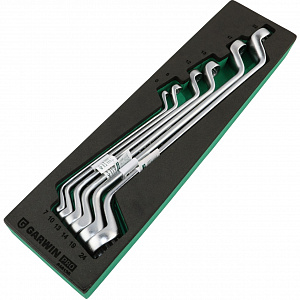 GARWIN PRO 646135 Набор ключей накидных 6 пр. 6-24 мм в ложементе EVA