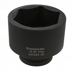 GARWIN PRO 620343-85 Головка, 1", 85 мм, торцевая, 6-гранная, ударная