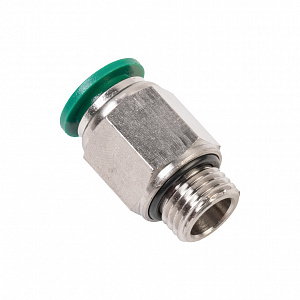 GARWIN PRO 808520-10-14-1 Фитинг цанговый М1/4" 10 мм, с уплотнением, металлический корпус