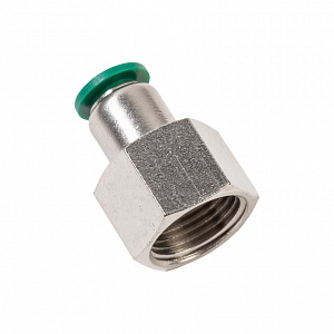 GARWIN PRO 808520-6-38-0 Цанговый разъем F3/8" 6 мм, с уплотнением, металлический корпус