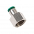 GARWIN PRO 808520-6-38-0 Цанговый разъем F3/8" 6 мм, с уплотнением, металлический корпус-4004