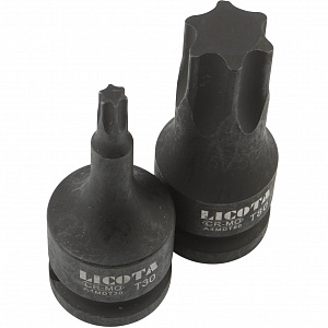 Licota ASA-40002S Набор TORX ударных в кейсе 1/2" T30, T40, T45, T50, T55, T60, T70, T80 мм 8 пр, длина 60 мм