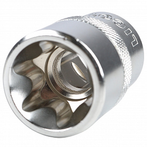 Licota TBS-11005 Набор головок Е-профиль Е4-Е24 1/4", 3/8", 1/2" 14пр. на линейке