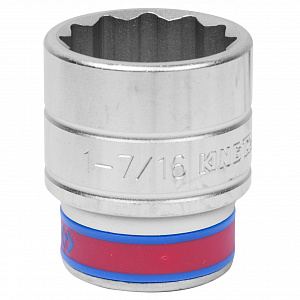 Головка торцевая стандартная двенадцатигранная 3/4", 1-7/16", дюймовая KING TONY 633046S