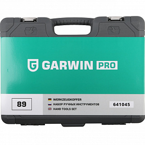 GARWIN PRO 641045 Набор ручных инструментов 1/4" и 1/2" 6 гр. 89 предметов