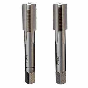 GARWIN INDUSTRIAL GM-TF120050 Метчики ручные Mf12x0.5, DIN 2181, HSS, 6H, комплект из 2 штук