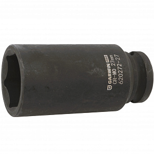 GARWIN PRO 620272-27 Головка, 1/2", 27 мм, торцевая, 6-гранная, ударная, глубокая
