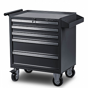 Licota AWX-2602G-N-R Тележка инструментальная с карманом, 5 полок, серая