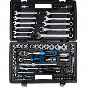 Licota ALK-8015F Набор инструмента 1/4" и 1/2", 83 предмета