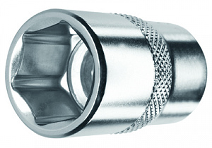 Licota ATF-4006C Головка, 3/8", 16 мм, торцевая, 6-гранная, глубокая, свечная