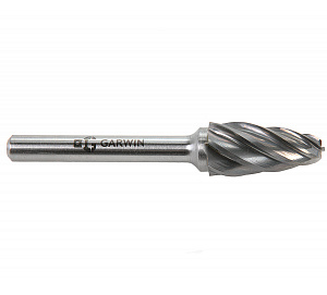 GARWIN INDUSTRIAL 900631-13*25*70 Борфреза параболическая с закругленным концом 13x25x70 мм, VHM, AL, форма F (серия 900631)