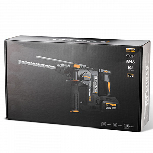 RUNTEC RT-EH850 Перфоратор аккумуляторный RUNTEC PRO 2.9Дж, 20В, 2*4Ач, 850Вт