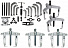 Licota ATB-GPL47PCS Комплект съемников с передвижными захватами (америк. Тип) 47 предметов-4004