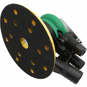 GARWIN PRO GS-ORB-5 Пневматическая, роторно-орбитальная шлифовальная машинка с пылеотводом, 150 мм, 15 отверстий, орбита 5 мм