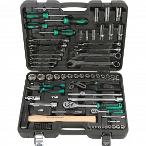 GARWIN PRO 640091 Набор инструментов 1/4" и 1/2", 91 предмет