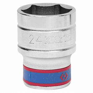 Головка торцевая стандартная шестигранная 1/2", 24 мм KING TONY 433524M