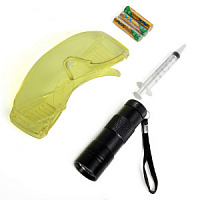 Набор для обнаружения утечек фреона, UV лампа + очки Car-Tool CT-M1027-3689579