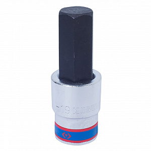 Насадка (бита) торцевая 1/2", Hex, 19 мм, L = 80 мм KING TONY 403519