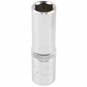 Licota N4014L Головка, 1/2", 14 мм, торцевая, 6-гранная, глубокая