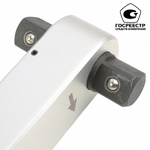 GARWIN INDUSTRIAL 501523-110-550-34 Ключ динамометрический алюминиевый с цельным корпусом 3/4", 110-550 Нм