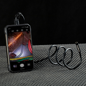 GARWIN PRO A70330 Видеоэндоскоп IOS/Android совместимый, гибкий зонд 1 м, двойная камера 8 мм