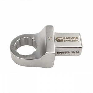 GARWIN INDUSTRIAL 505580-18-14 Насадка для динамометрического ключа накидная 18 мм с посадочным квадратом 14*18
