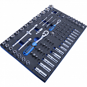 Licota ACK-E8010F Набор инструмента 1/2" и 1/4" 94 пр. в ложементе EVA
