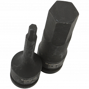 GARWIN PRO 626600-8-12 Набор ударных шестигранников 1/2" HEX 8 пр. 5-19 мм, 78 мм